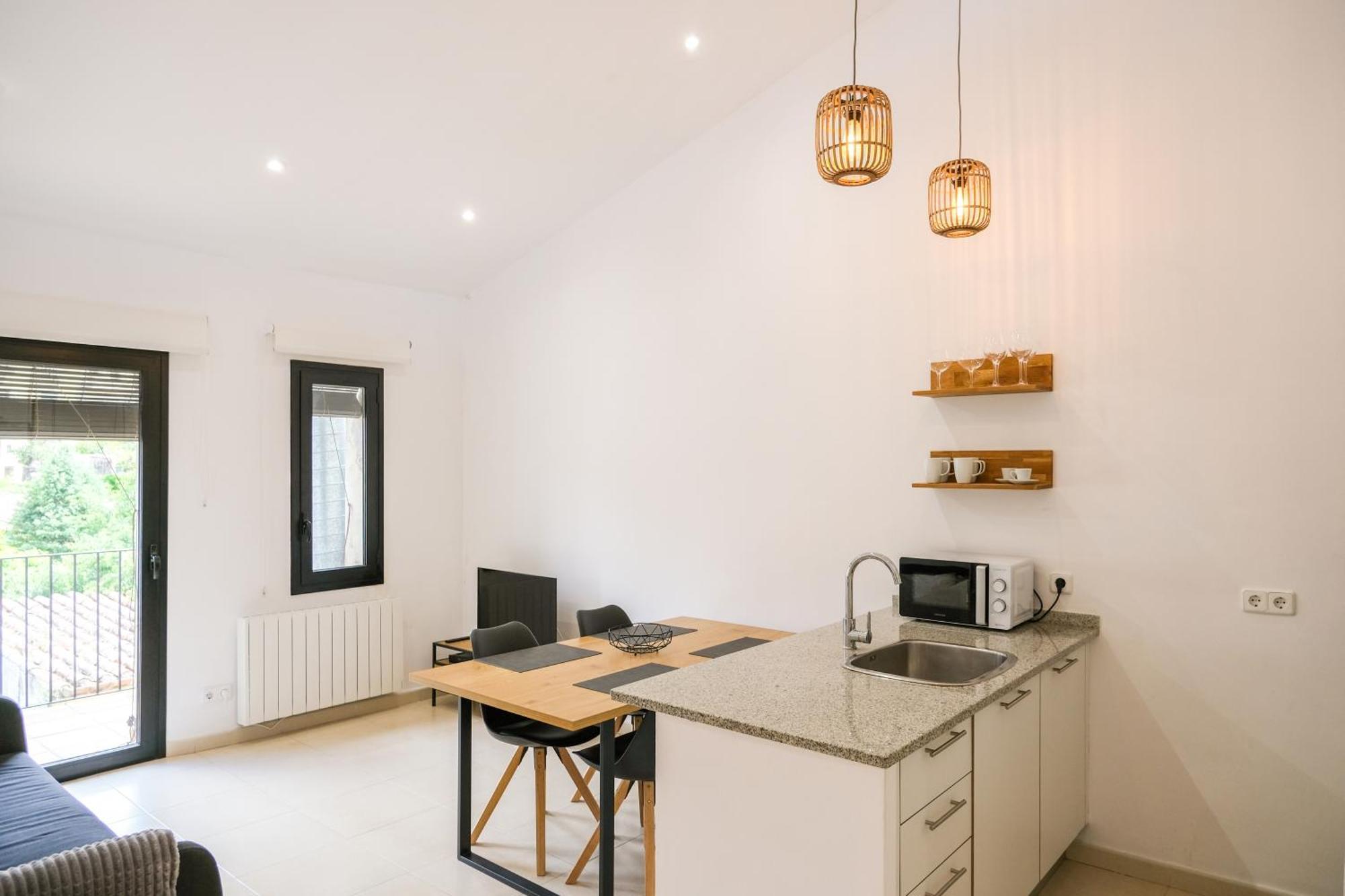 Ca Leudald 3 Apartamento En Besalu Con Terraza 外观 照片