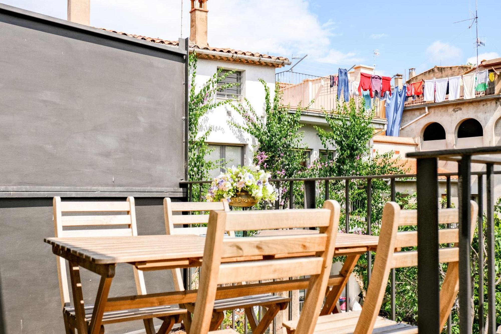 Ca Leudald 3 Apartamento En Besalu Con Terraza 外观 照片