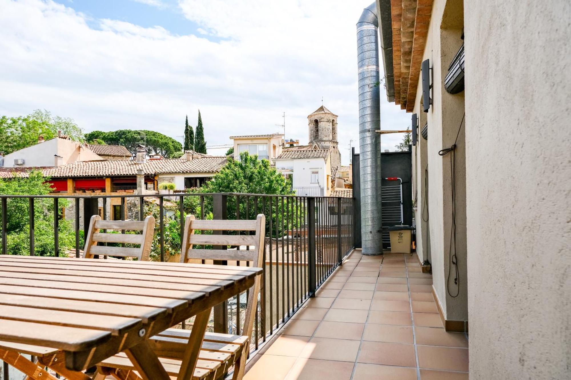 Ca Leudald 3 Apartamento En Besalu Con Terraza 外观 照片